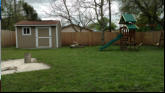 The back yard