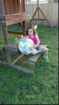 Playtime in the backyard