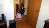 Sue crawling on floor?