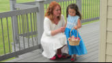 Kris wore her grandma Arlene's wedding dress