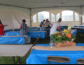 Getting tables ready.