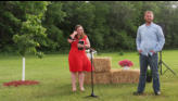 Reverend Nicole and Dave waiting on bride