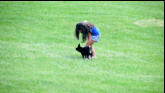 Nora and her dog, Bella