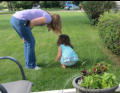 Grandma Greta and Nora In Search of Mushrooms.