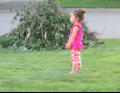 Nora Playing T-Ball