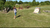 Nora, the archery instructor.
