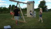 Time for the swing set.