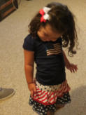 Nora shows off new outfit from Auntie Kris
