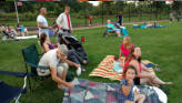 Our staked out area