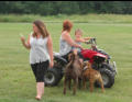 Nora goes for a ride.