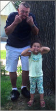 Great Gramps and Nora Make Funny Face