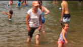 I got wet!