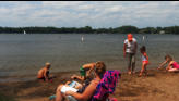 Lifeguards were on break.