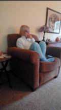 Janet relaxing in Roseville