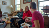 Bob and Greta socializing with Connie
