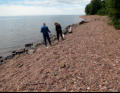 Picking up pebbles
