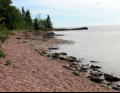 A different type of shore line.
