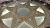 The floor beneath the dome