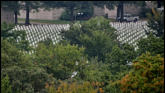 Small portion of the Arlington Cemetary as seen from memorial.