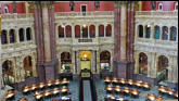 Library reading room