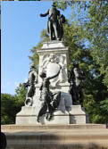 Statue near white house
