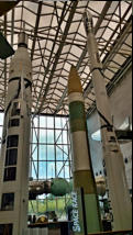 Walking through the space museum