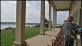 The porch overlooking the Potomac