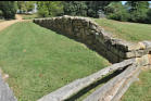 The original wall the confederates fought behind