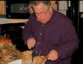 Bob carving the bird