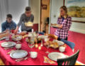 The table