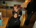Auntie Kris Gives Nora A Haircut
