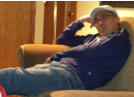 Rey relaxing after long trip
