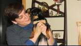 Shannon with Bella, Nora's dog