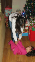 Alaina and Nora playing