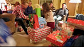 Nora's tower of gifts.