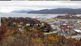 Overview of Kirkenes. Our ship in background