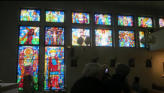 Inside the church