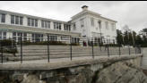 Building at overlook.
