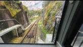 Tram rails back down to Bergen
