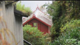 The red house is his composing work shop