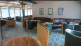 One of many lounge areas
