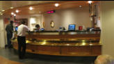 The reception desk