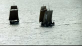 Underway. Ran into a fleet of Viking vessels