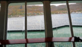 From the inside viewing deck