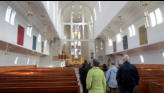 Inside cathedral