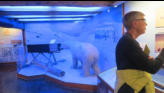Polar Bear trap. Gun fired from inside when bait was pulled.