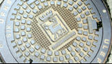 City Crest on manhole cover