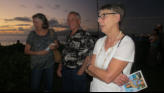 Fran Dennis and Arlene Watching Sunset