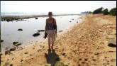 Arlene Walking The Beach