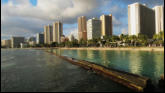 A Look At Honolulu From Pier